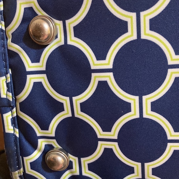 Ju-Ju-Be Be Prepared Diaper Bag Backpack Royal Envy Blue Royal Envy Green Geom - Picture 7 of 10